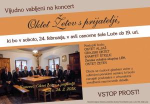 Oktet Žetev s prijatelji-vabilo (24. 2. 2018)